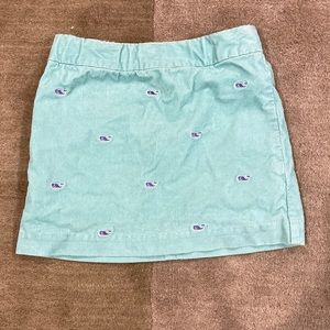 teal vineyard vines mini skirt